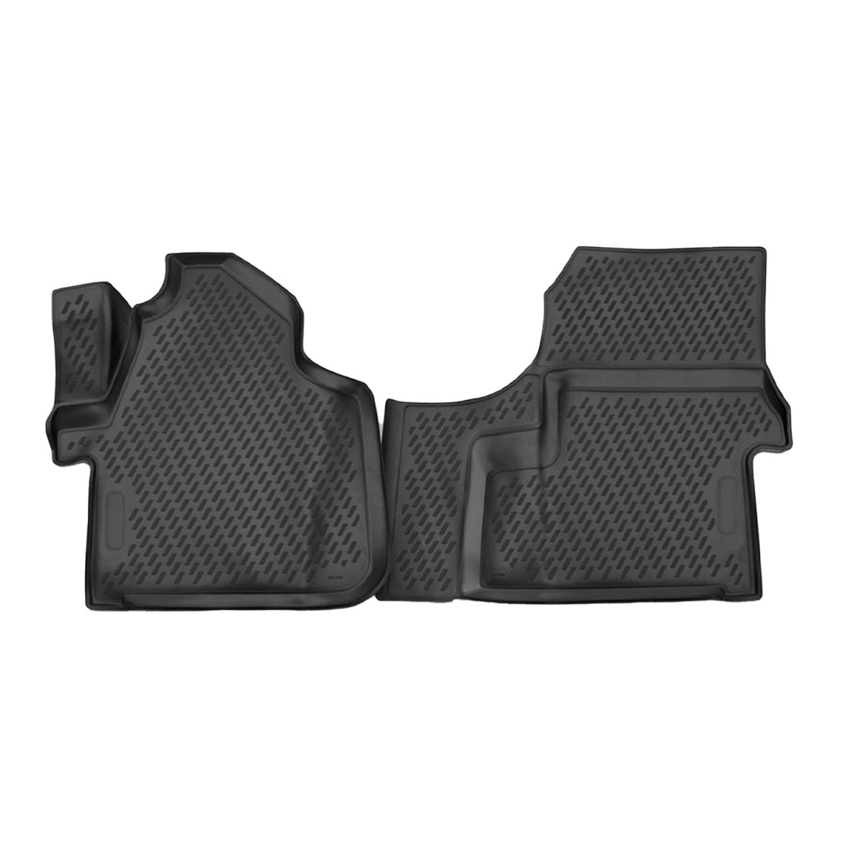 Mercedes Sprinter Floor Mats - Omac - Rubber TPE - Black - '13-'18 Mercedes Sprinter Floor Mats - Omac - Rubber TPE - Black - '13-'18